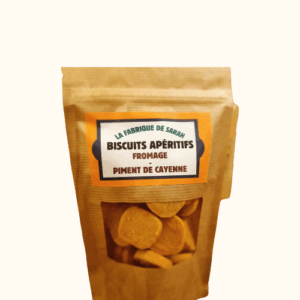 Biscuits apéritifs fromage de meule – Piment de Cayenne