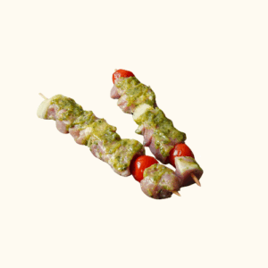 Brochettes de porc Bio marinées (thym citron)