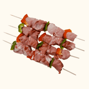 Brochettes nature de porc Bio