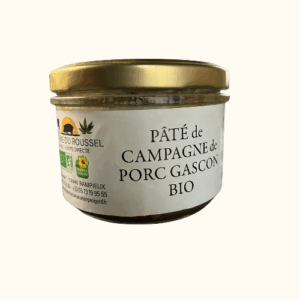 Pâté de campagne de porc Gascon bio