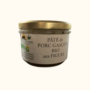 Pâté de campagne de porc Gascon bio aux figues