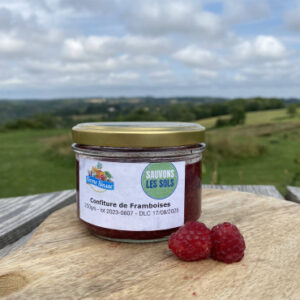 Confiture de framboises 200 gr - Ferme Sinsac