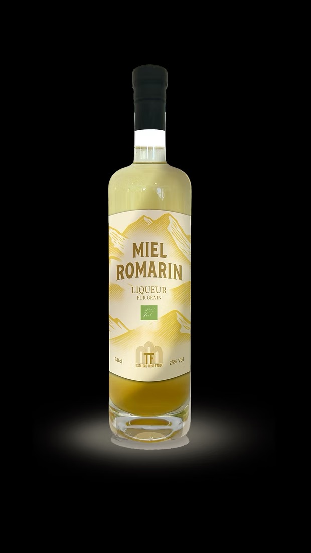 Miel Romarin - Liqueur Pur Grain - Distillerie Terre Froide