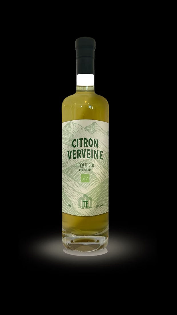 Citron Verveine - Liqueur Pur Grain - Distillerie Terre Froide