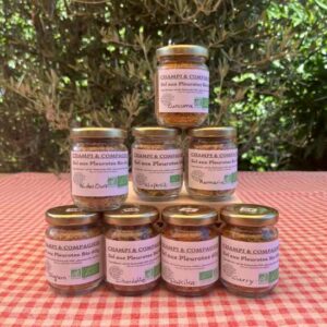 Sel à la poudre de pleurotes et épices pot 60g - Champi et compagnie - Le producteur Français